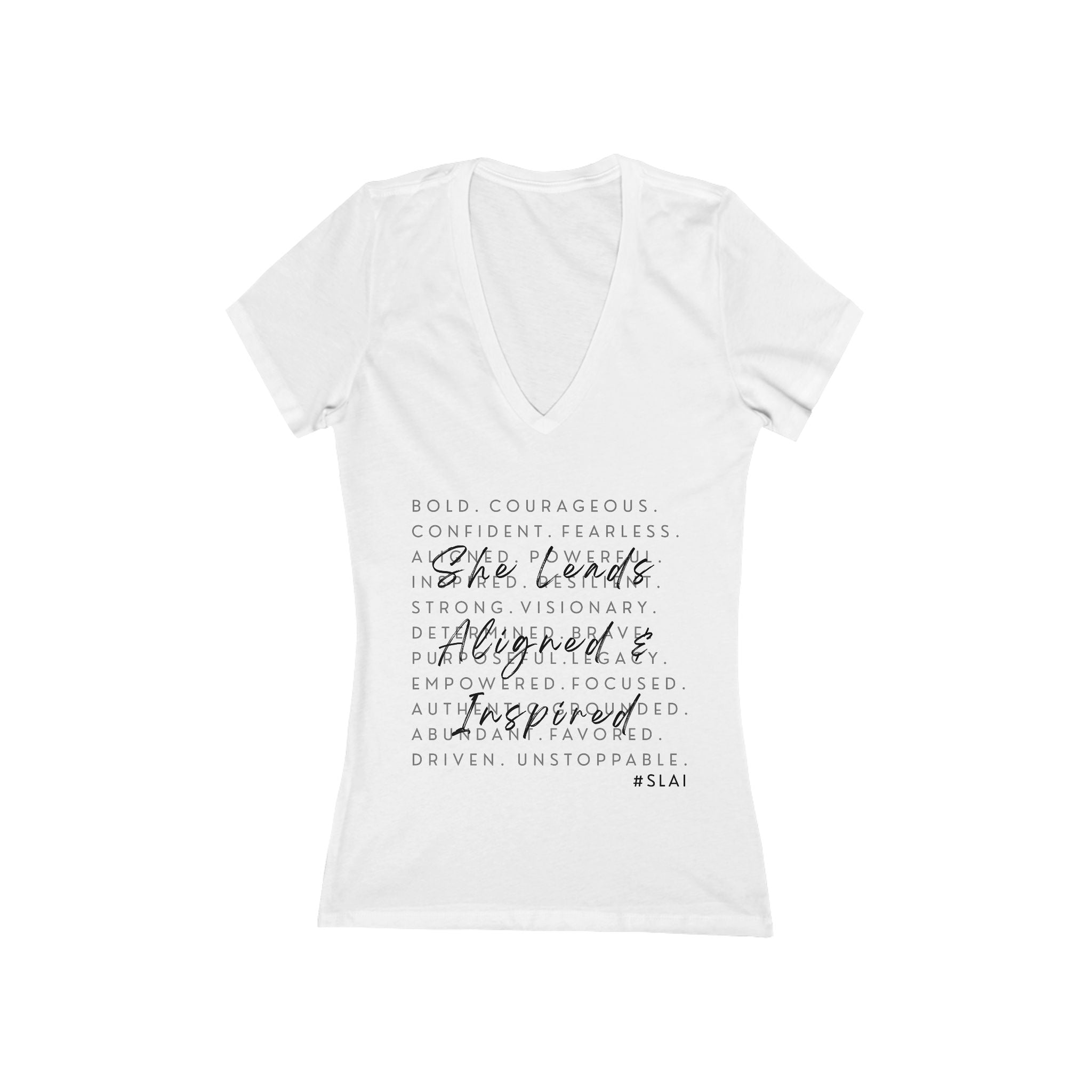 T-Shirt V-Neck - SLAI Motivational