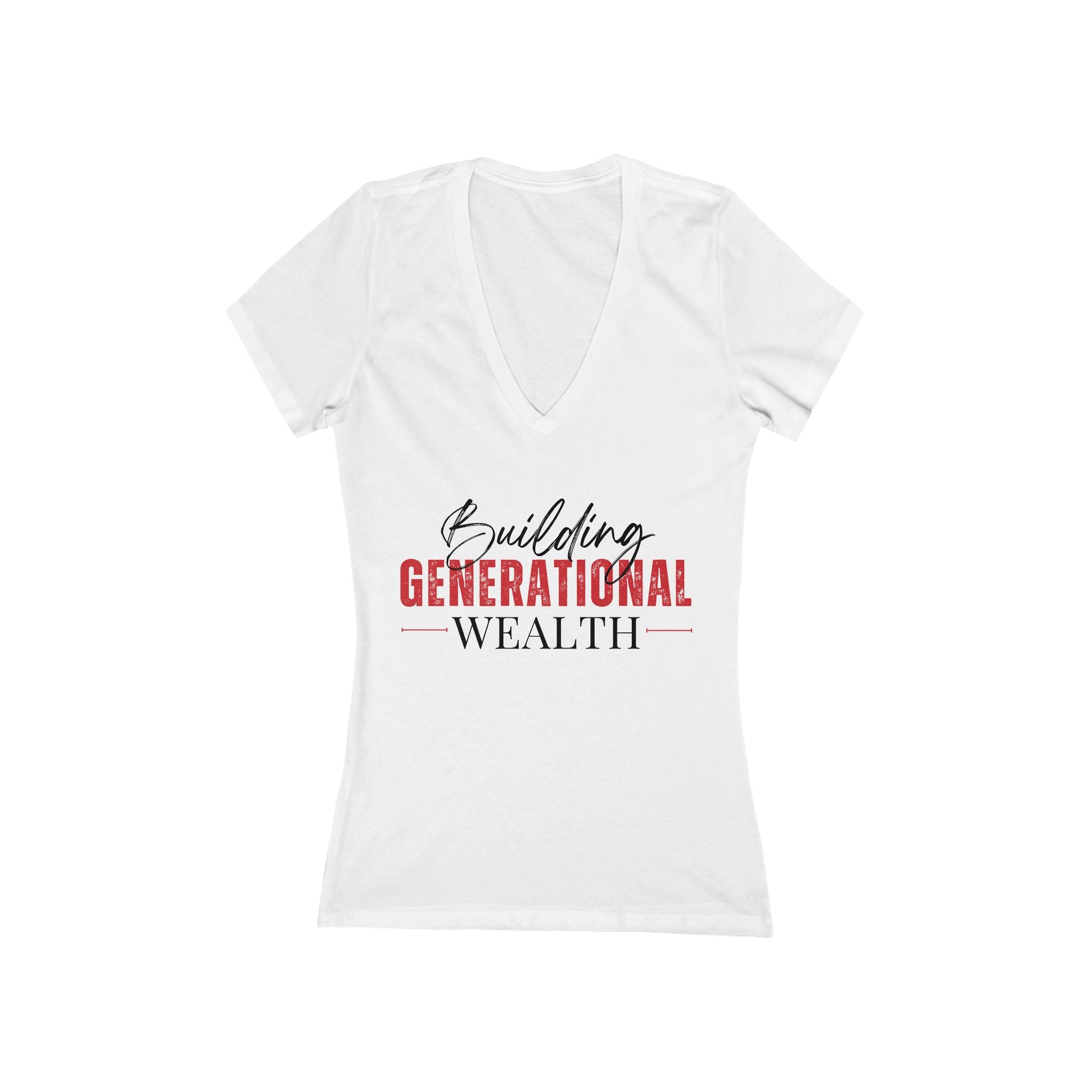 T-Shirt V-Neck - Building Generational Wealth