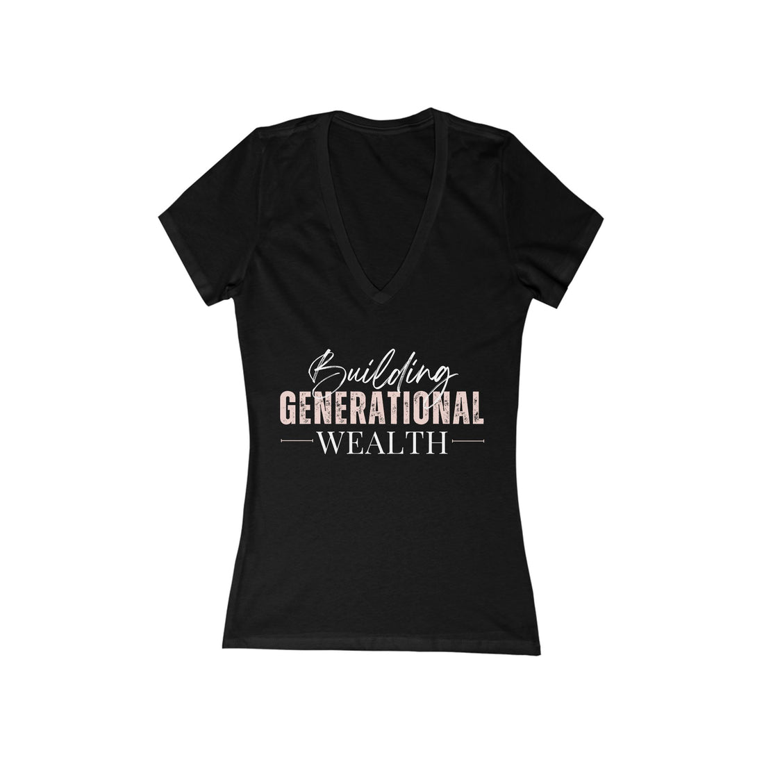 T-Shirt V-Neck - Building Generational Wealth