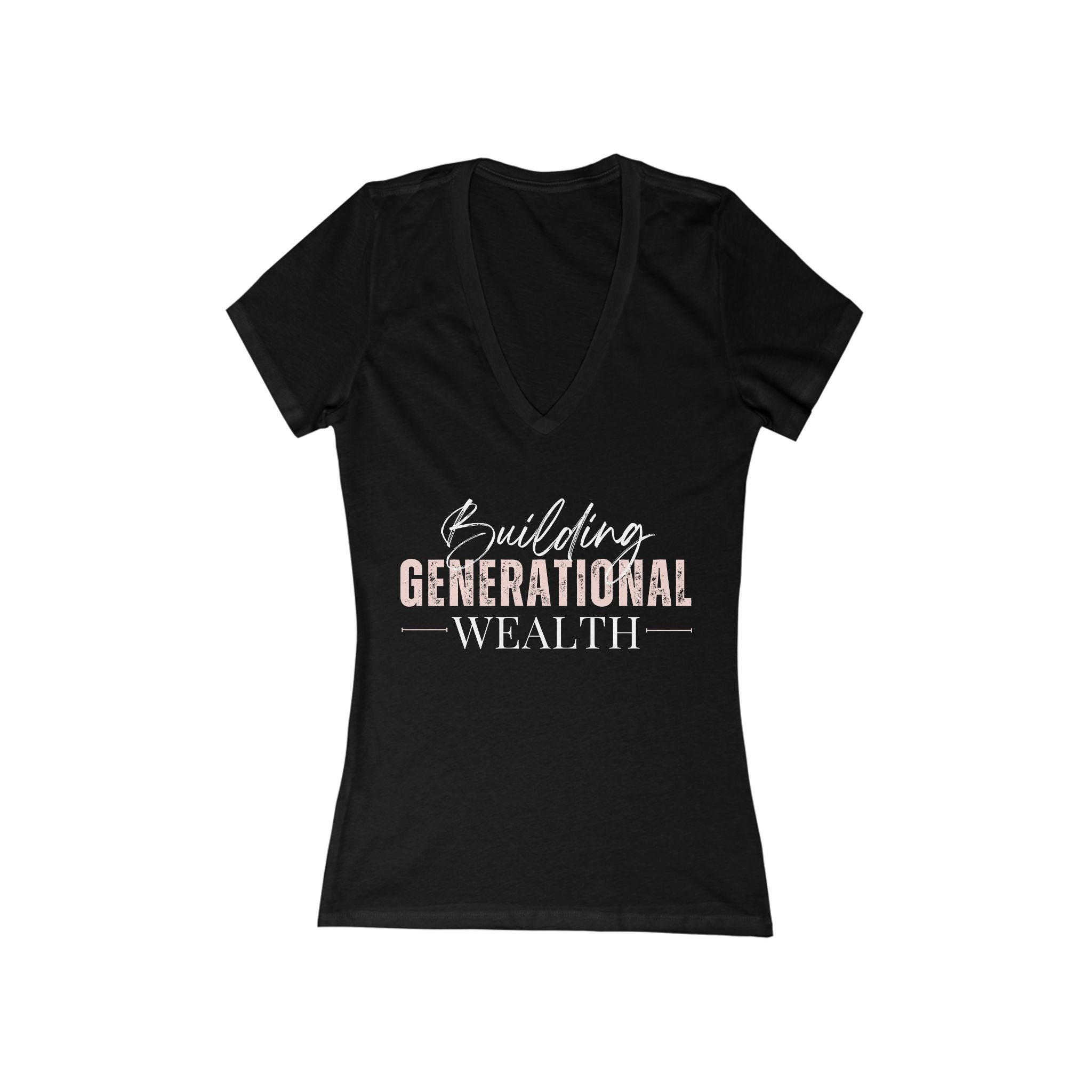 T-Shirt V-Neck - Building Generational Wealth