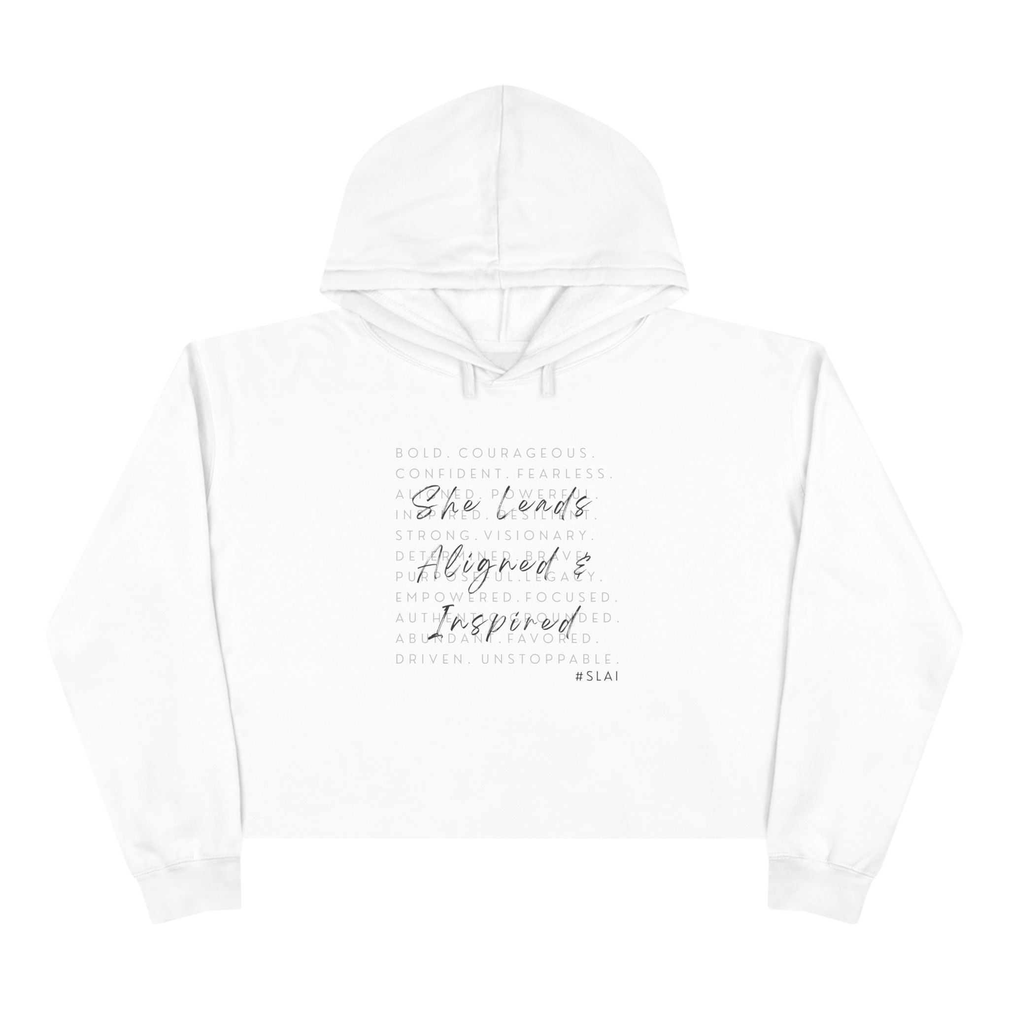 Cropped Hoodie - SLAI Motivational