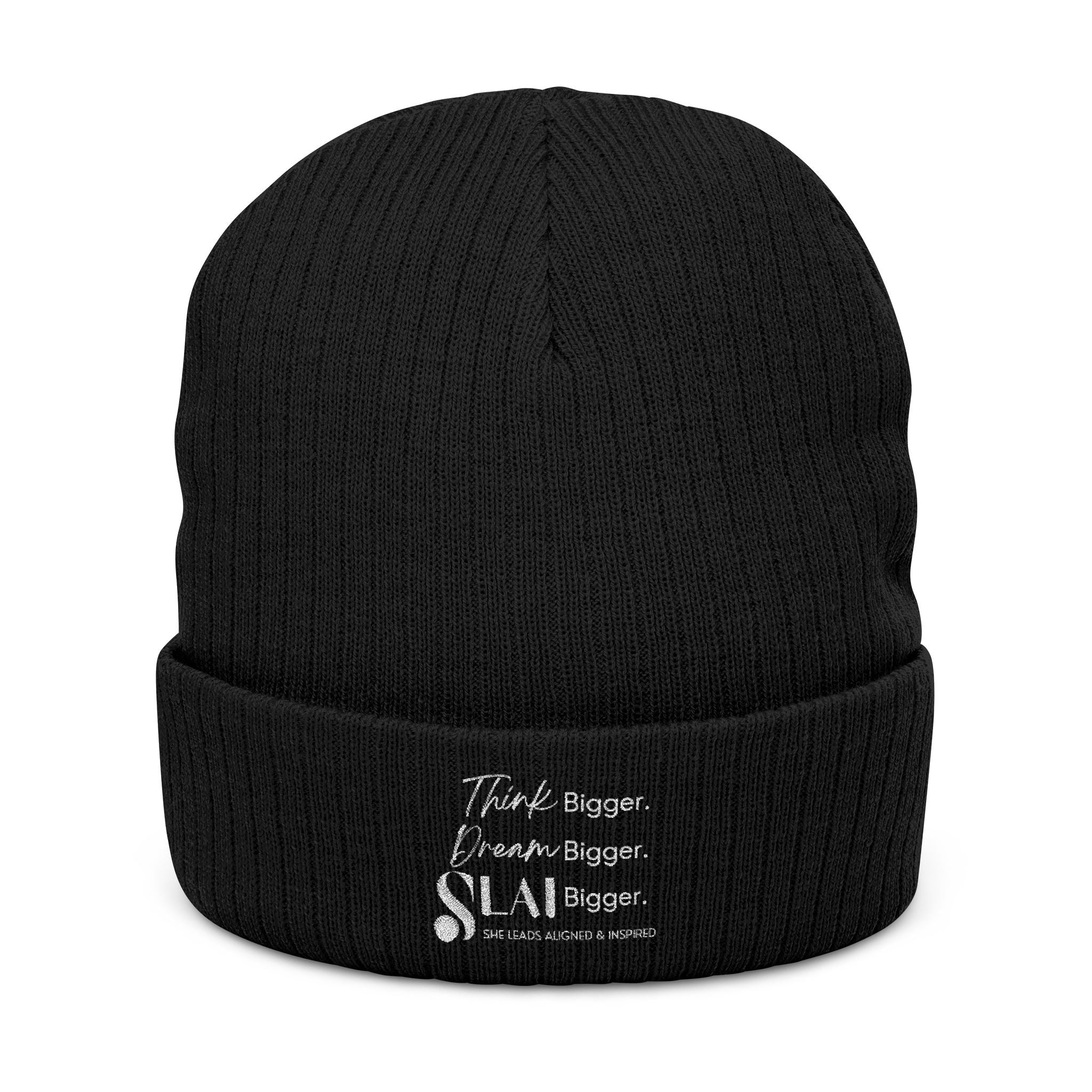 Pom Beanie - SLAI Think Bigger. Dream Bigger