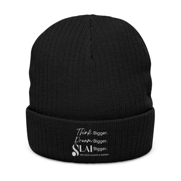 Pom Beanie - SLAI Think Bigger. Dream Bigger