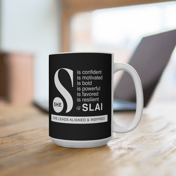 SLAI Signature - White Mug