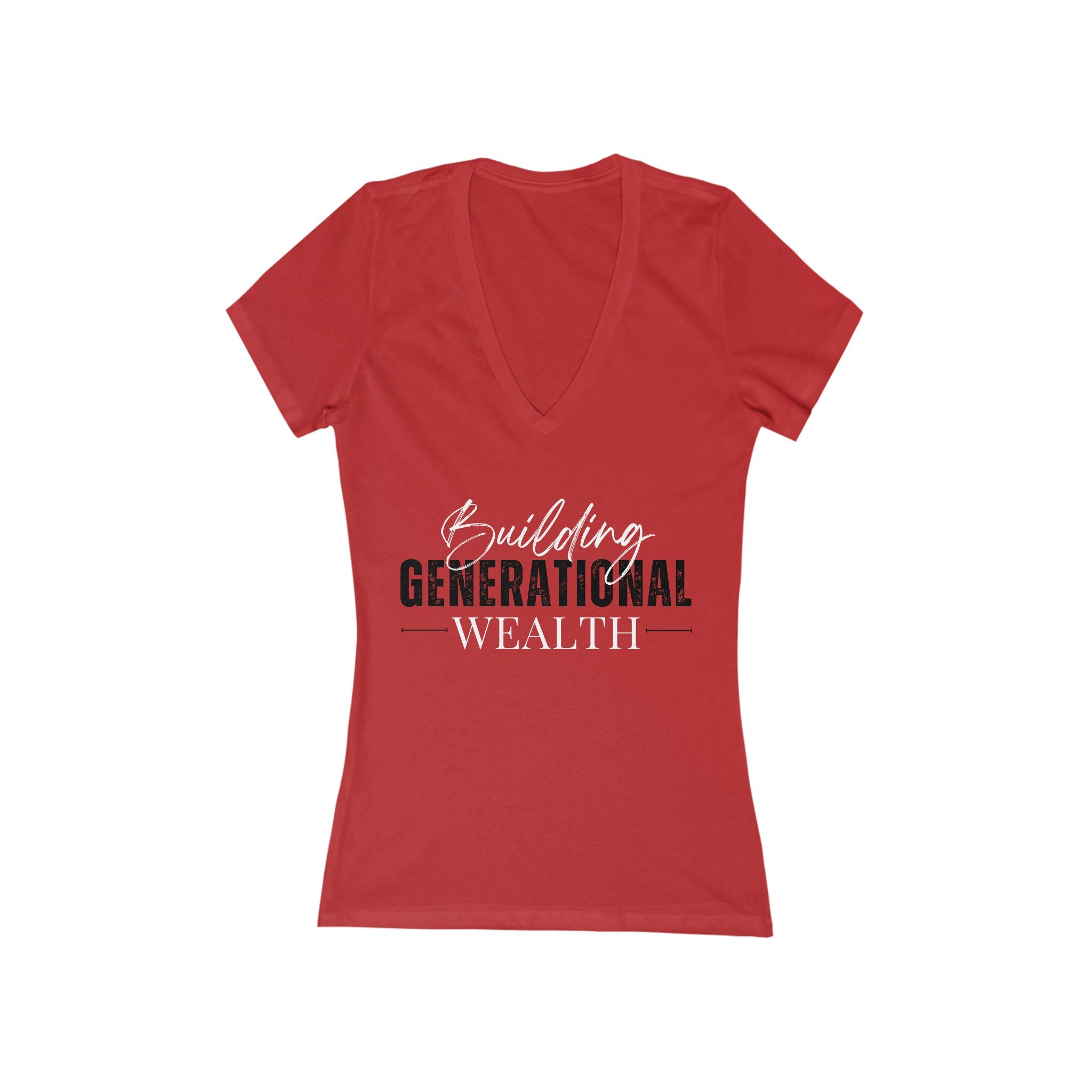 T-Shirt V-Neck - Building Generational Wealth