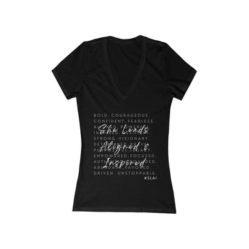 T-Shirt V-Neck - SLAI Motivational