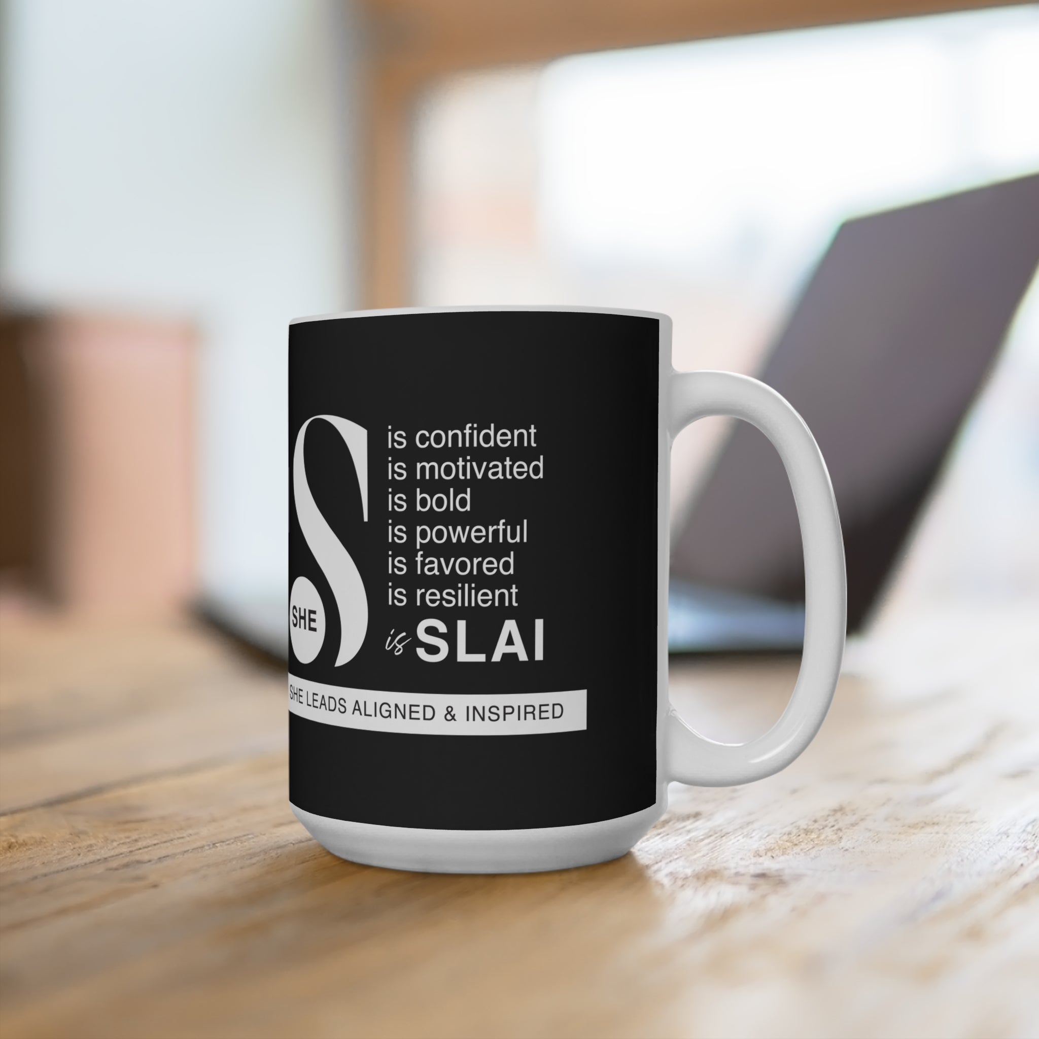SLAI Signature - White Mug
