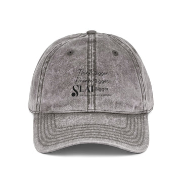 Distressed Cap - SLAI Think Bigger. Dream Bigger