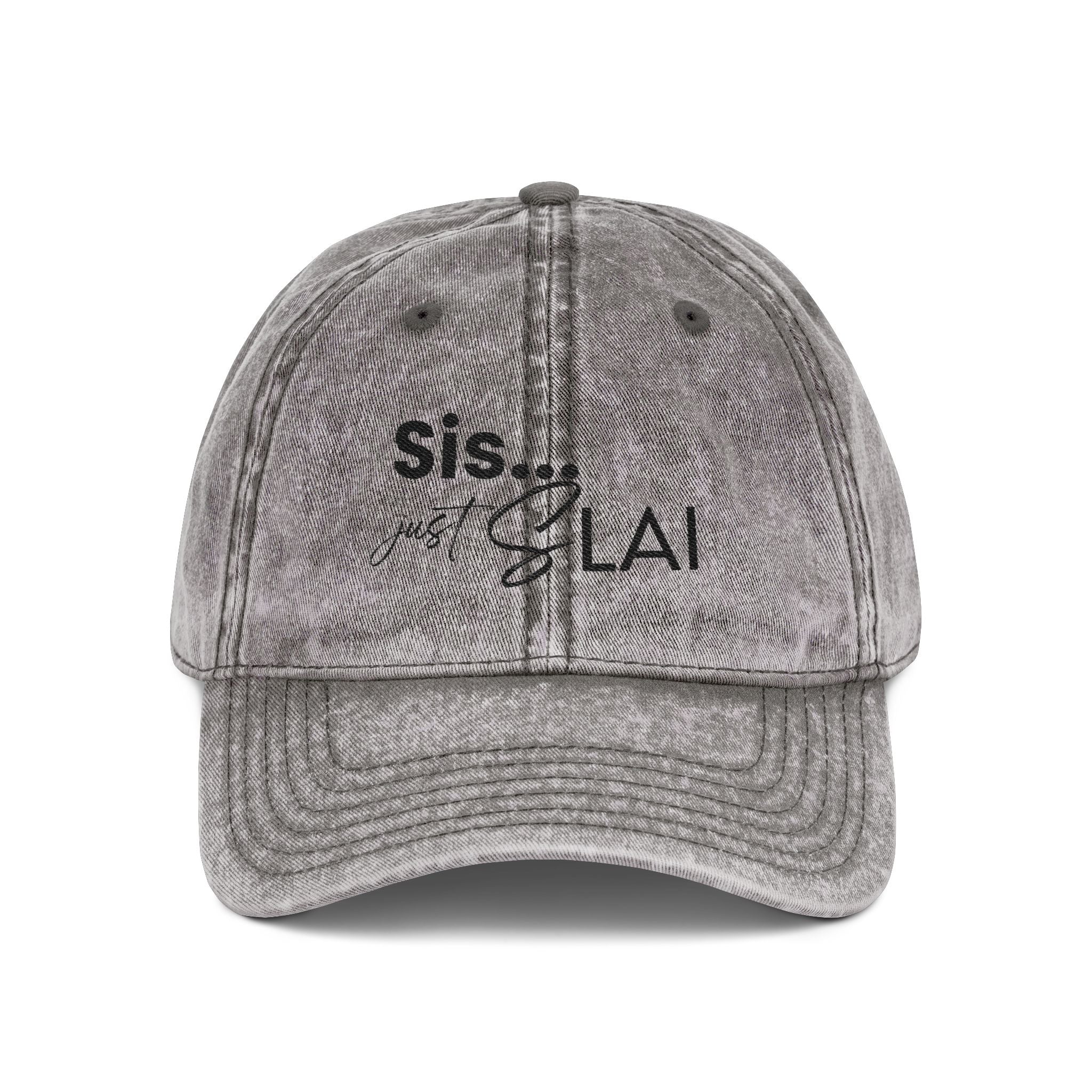 Distressed Cap - Sis Just SLAI