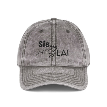 Distressed Cap - Sis Just SLAI